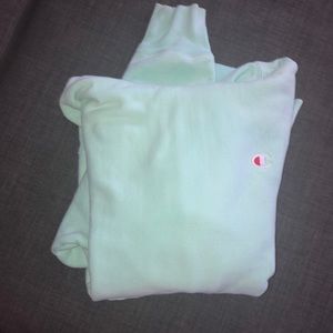 Aqua blue champion hoodie